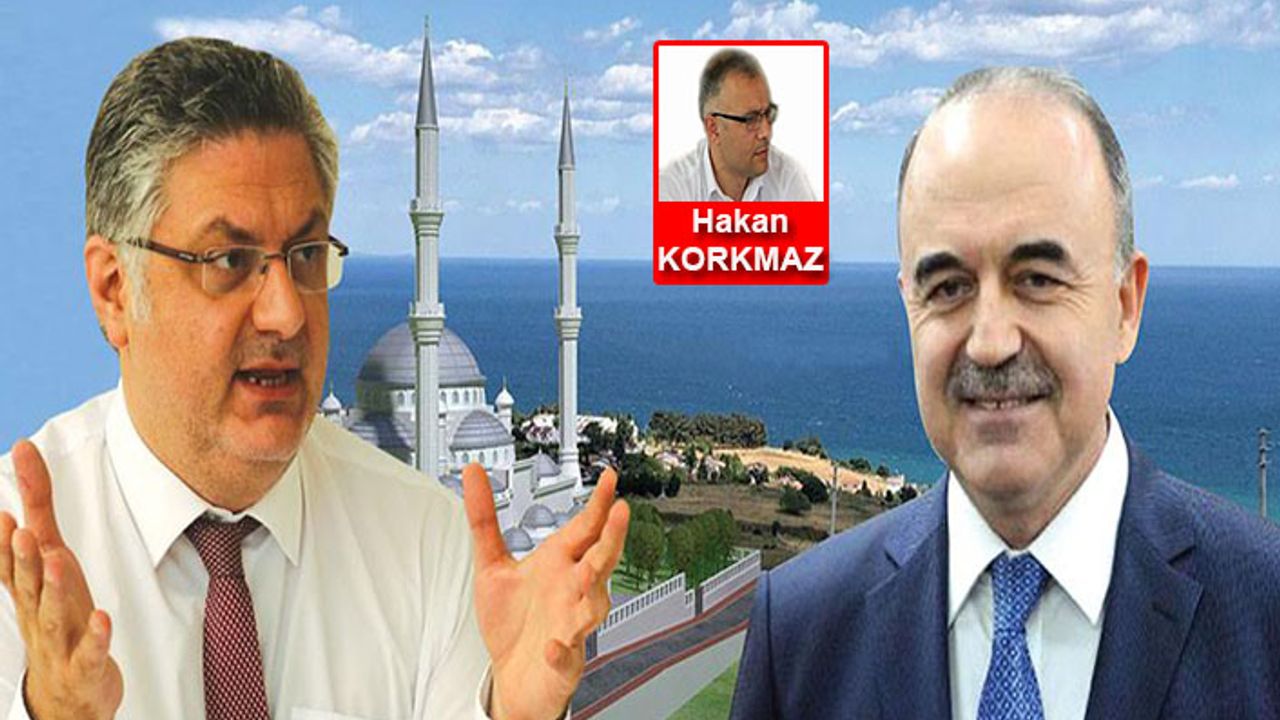 CHP Yalova İl Başkanı Mehmet Gürel, deniz kıyısına cami projesini tiye aldı!