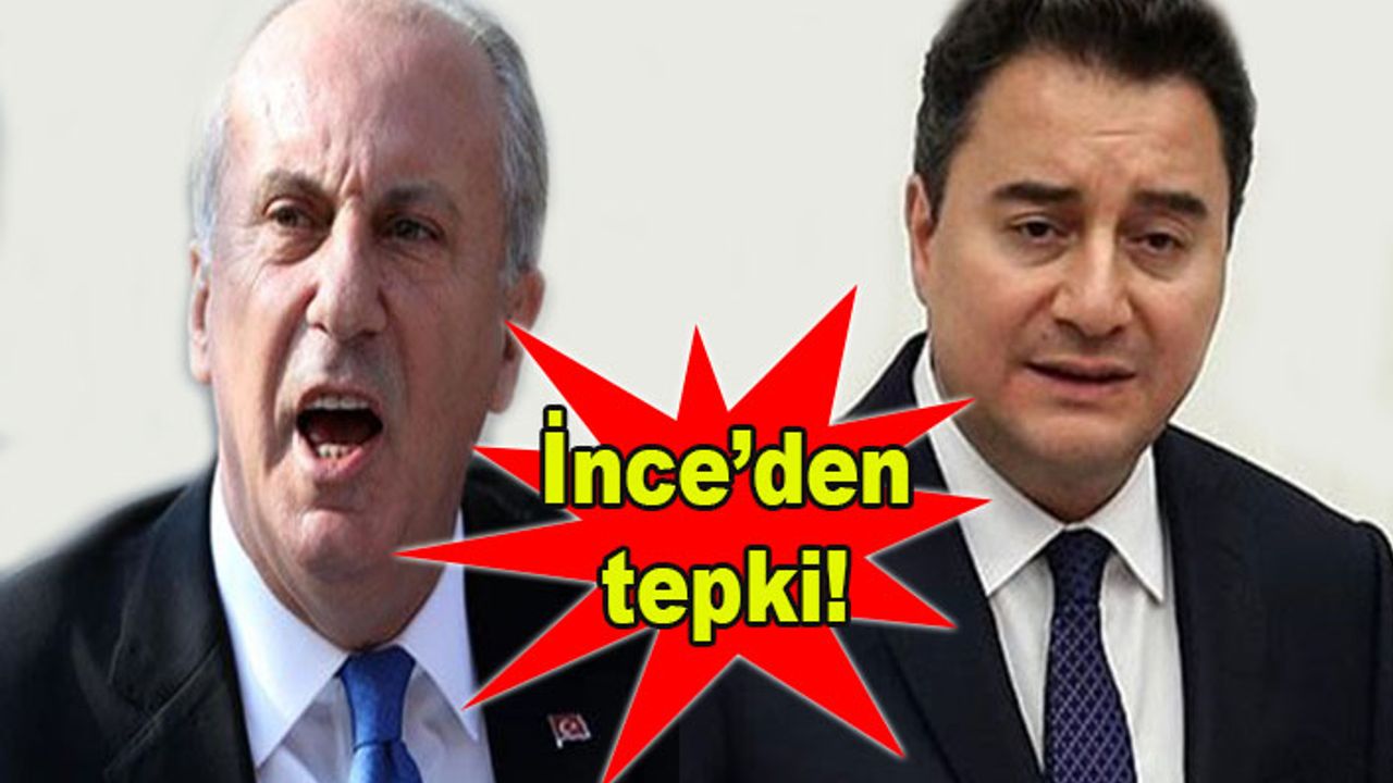 Ali Babacan’ın Abdullah Gül itirafına İnce’den tepki!