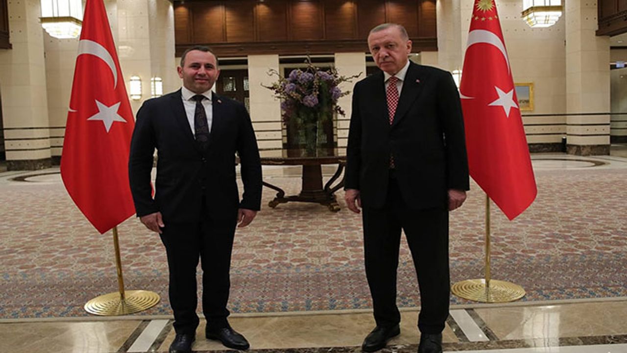 Başkan Mustafa Tutuk, Cumhurbaşkanı Erdoğan'la bir araya geldi