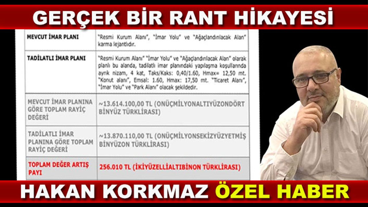 Çınarcık'ta gerçek bir rant hikayesi