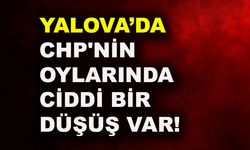 Yalova'da CHP'nin oylarında ciddi bir düşüş var!