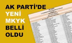 AK Parti'de yeni MKYK belli oldu