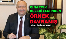 Çınarcık Belediyesi'nden örnek davranış