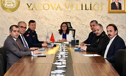 Yalova Valisi Başkanlığında önemli toplantı