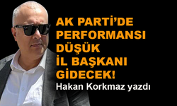 AK Parti'de performansı düşük il başkanı gidecek!