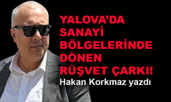 Yalova'da sanayi bölgelerinde dönen rüşvet çarkı!