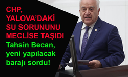 CHP, Yalova'daki su sorununu meclise taşıdı