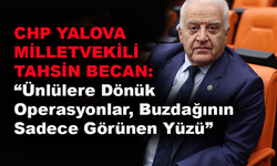 Yalova Milletvekili Tahsin Becan, Araştırma Önergesi verdi