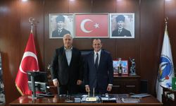 Korkmaz'dan Başkan Adil Yele'ye ziyaret