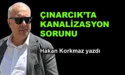 Çınarcık'ta kanalizasyon sorunu