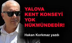 Yalova Kent Konseyi yok hükmündedir!