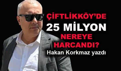 Çiftlikköy'de 25 milyon nereye harcandı?