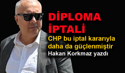 Diploma iptal etmek akıl tutulmasıdır