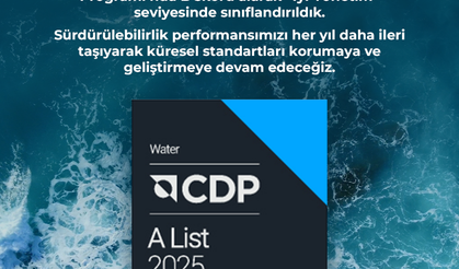 Akkim, CDP 2025 ‘Su Güvenliği’nde Global A Listesi’ne girdi