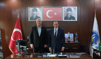 Korkmaz'dan Başkan Adil Yele'ye ziyaret