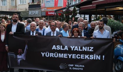 CHP Yalova tek yürek oldu... Kurultay çağrısı