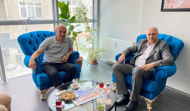 Altınova Belediye Başkanı Metin Oral'dan Revizyon Gazetesi'ne ziyaret