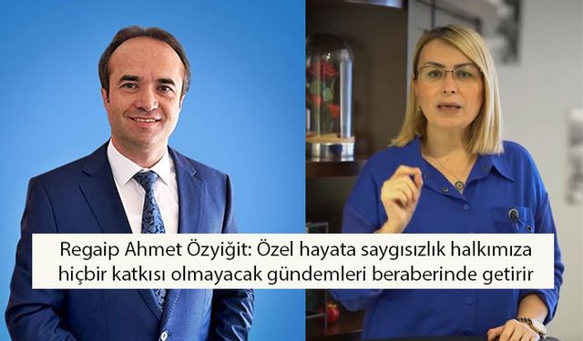 Regaip Ahmet Özyiğit, Yasemin Fazlaca'ya gönderme yaptı!