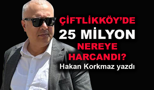 Çiftlikköy'de 25 milyon nereye harcandı?