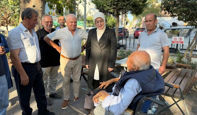 Meliha Akyol, Çiftlikköy’e bağlı köyleri ziyaret etti