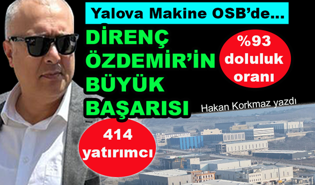 Direnç Özdemir'in büyük başarısı