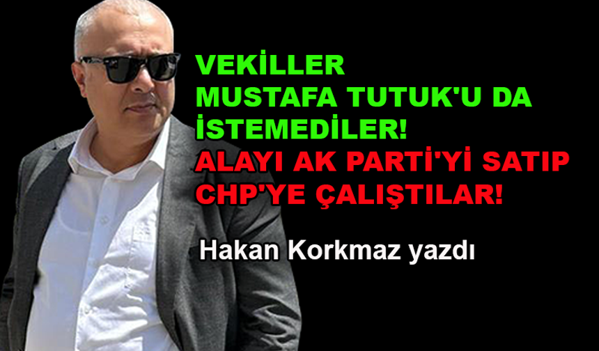 Alayı AK Parti'yi satıp CHP'ye çalıştılar!