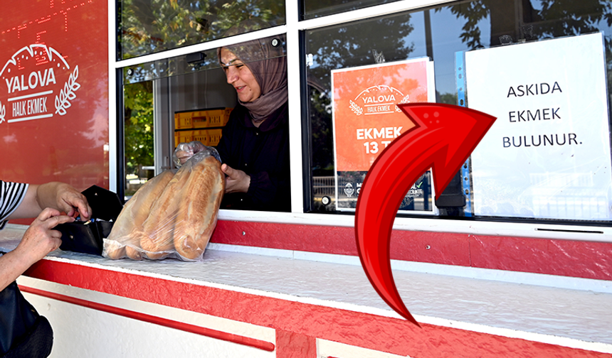 Yalova Belediyesi askıda ekmek uygulaması başlattı