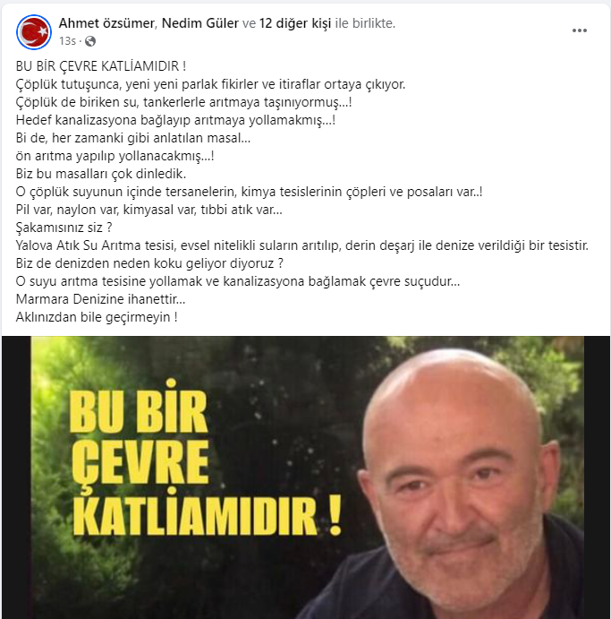 Yalova Yakap Yangın Ahmet Özsümer