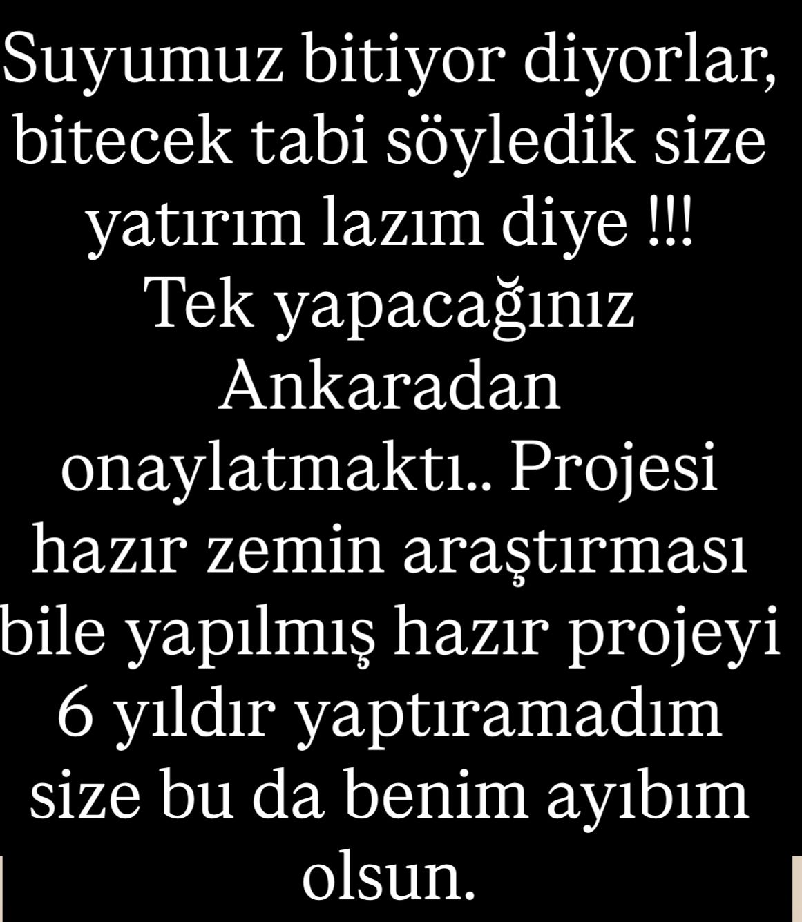 Muğlim Bağatar Yalova Su Açıklama