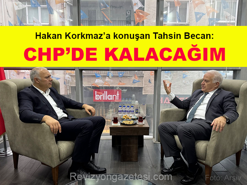 Yalova Milletvekili Tahsin Becan: CHP'de kalacağım